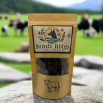 Bondi Bites beef dog treats - front pouch photo