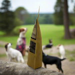Side view of Bondi bites dog treats package